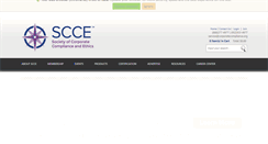 Desktop Screenshot of corporatecompliance.org